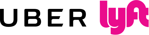 UBER and lyft logos