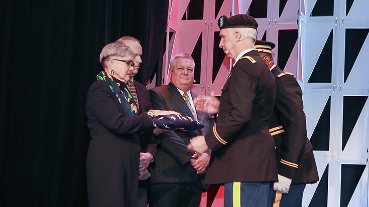 Flag Folding Ceremony