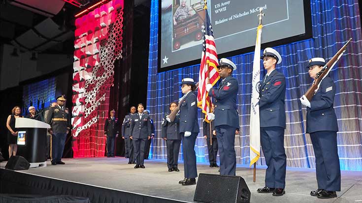 Flag Folding Ceremony