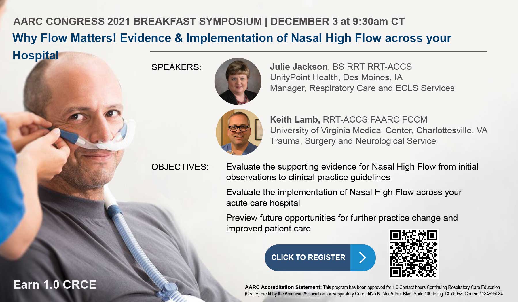 Evidence and Implementation of Nasal High Flow across your Hospital