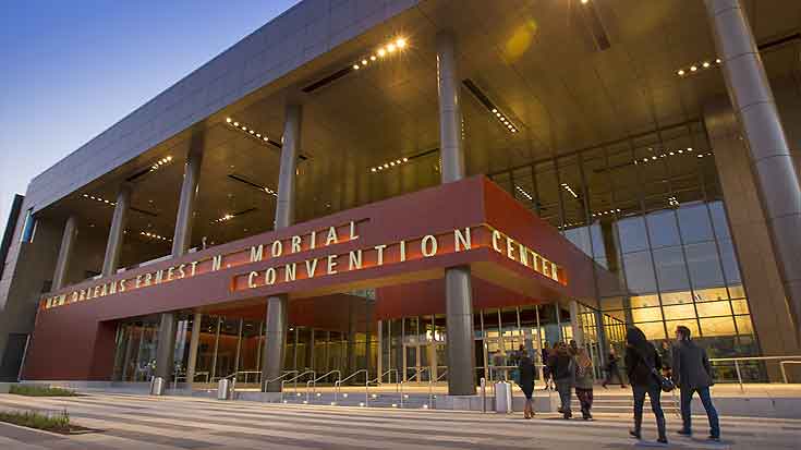 New Orleans Morial Exhibit Hall exterior