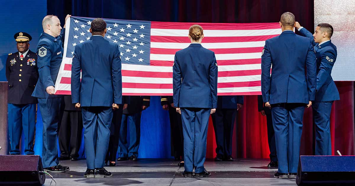 AARC Congress 2025 Flag Folding Ceremony