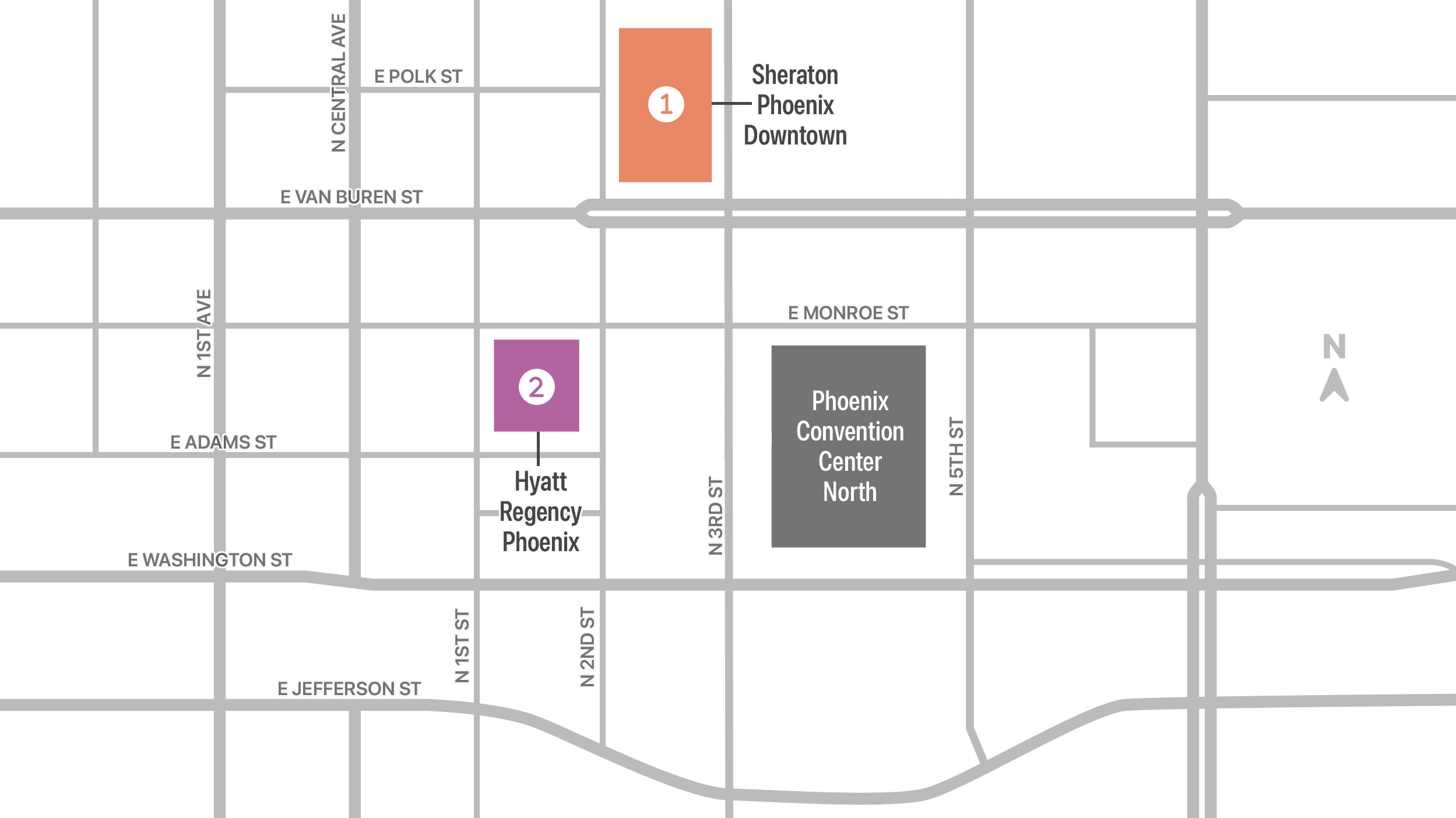 AARC Congress 2025 Hotel Map