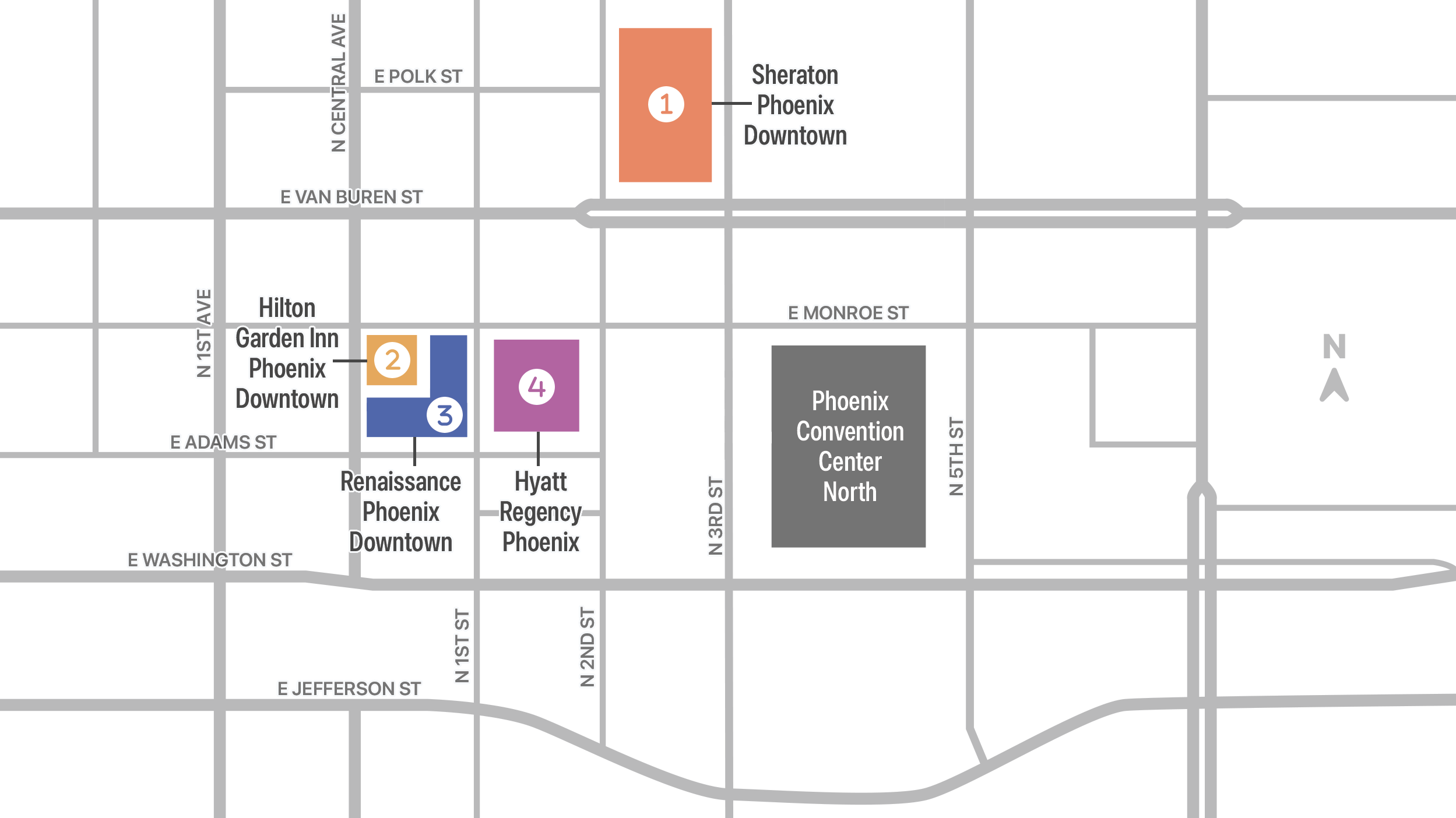 AARC Congress 2025 Hotel Map