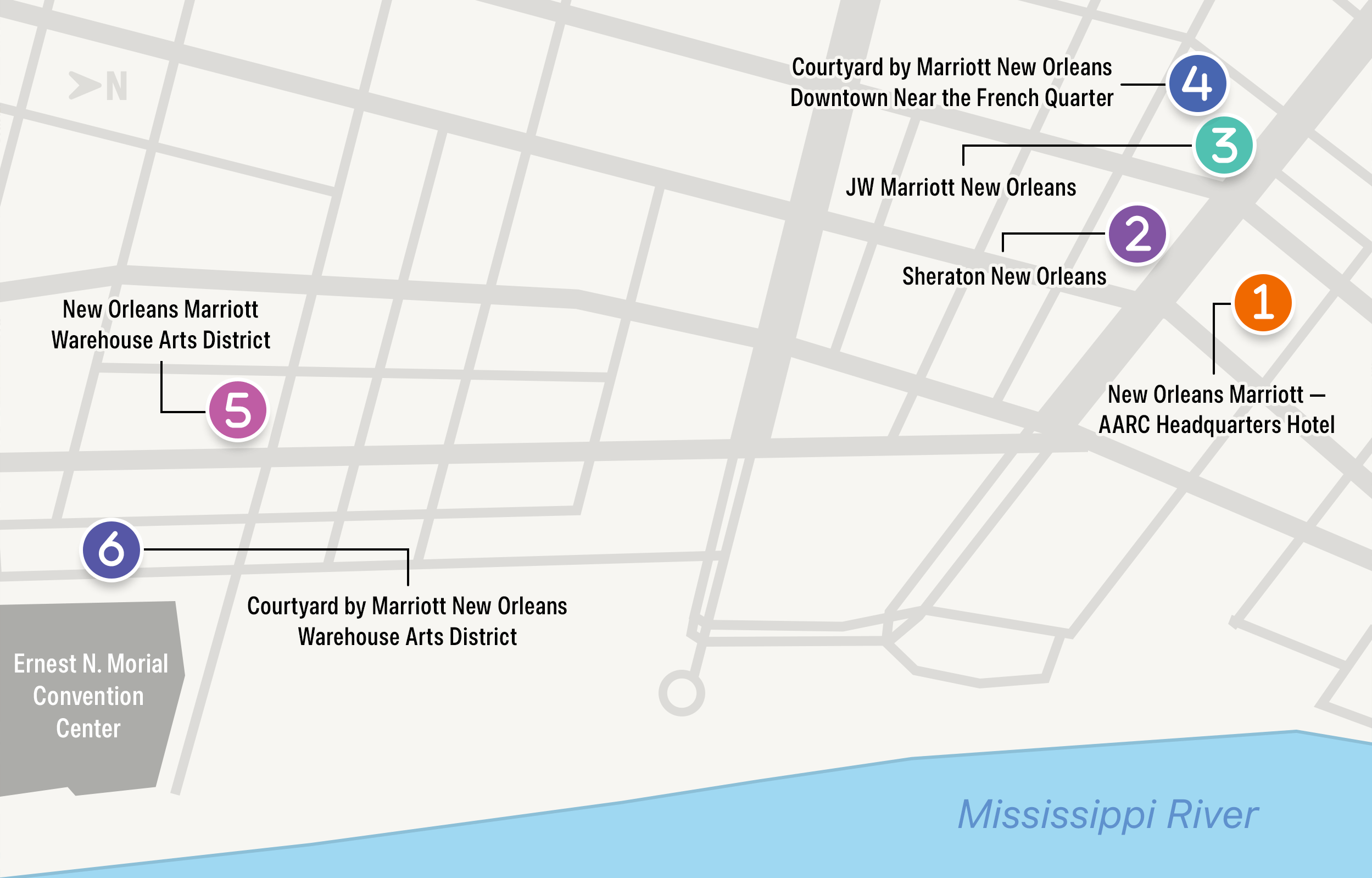AARC Congress 2026 Hotel Map