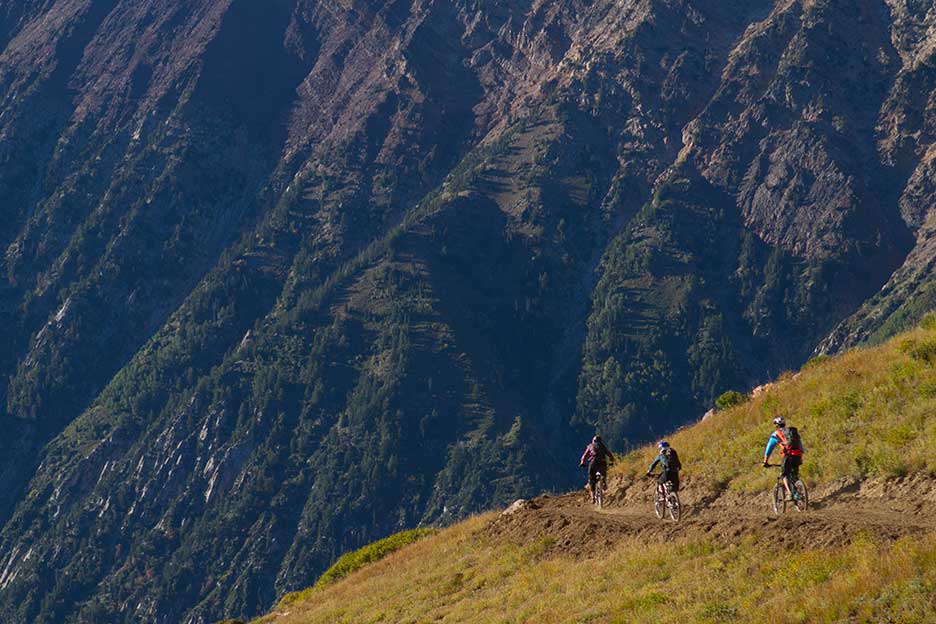 Snowbird resort bike trail