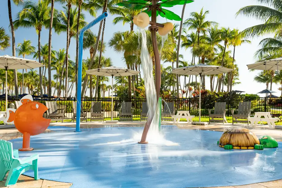 Fort Lauderdale Marriot Harbor Beach Resort & Spa kid’s splash area