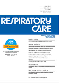 A New Aerosolized Medication CPG is available