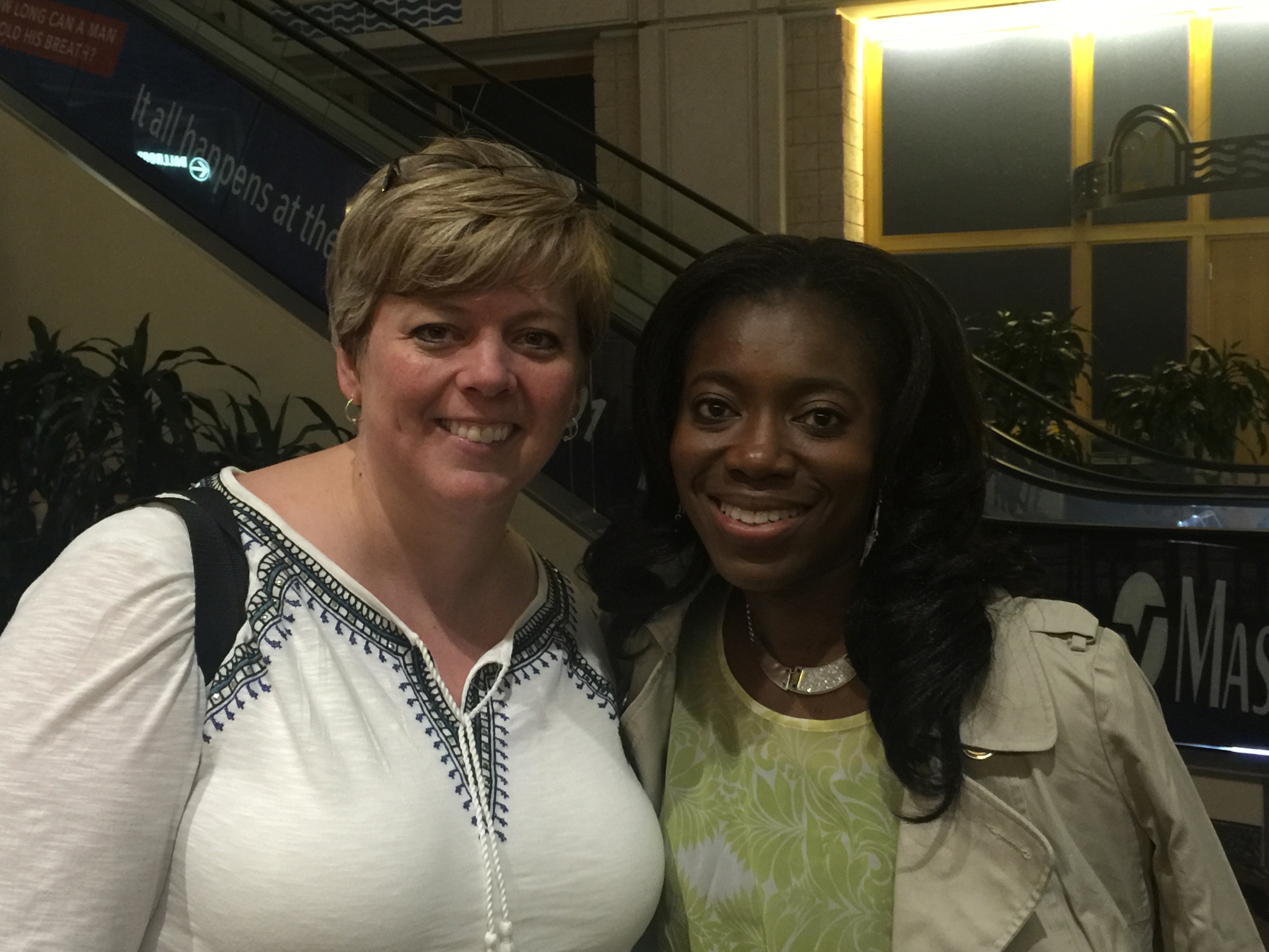 Image of Janelle Gardiner and Esther Brobbey at AARC Congress 2015