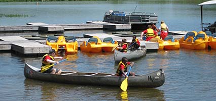Canoe at Camp