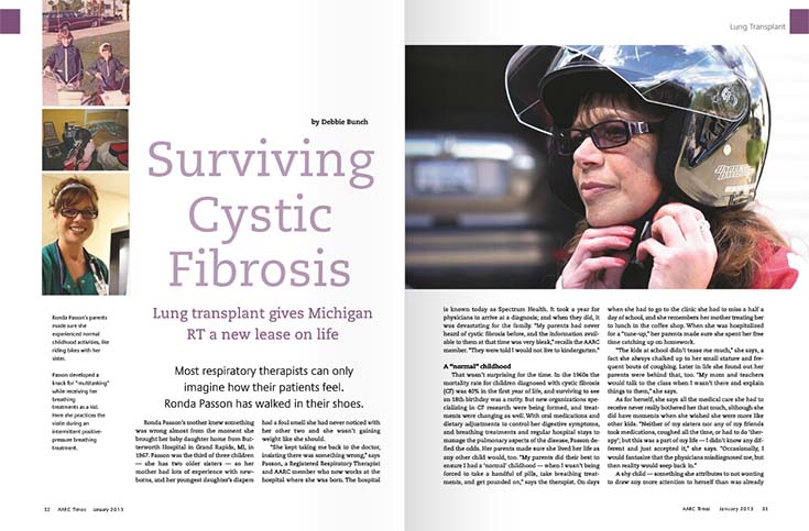 Ronda Passon Living with Cystic Fibrosis