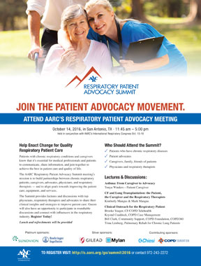 Patient Advocacy Summit Flyer