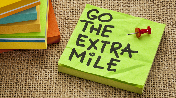 Going the Extra Mile