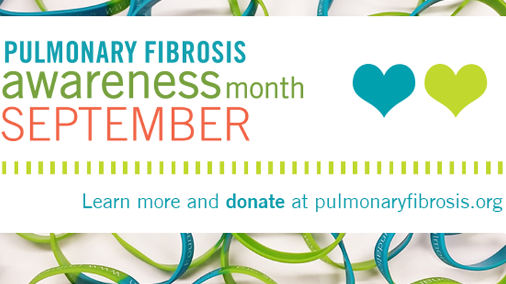 Pulmonary Fibrosis Awareness Month information image