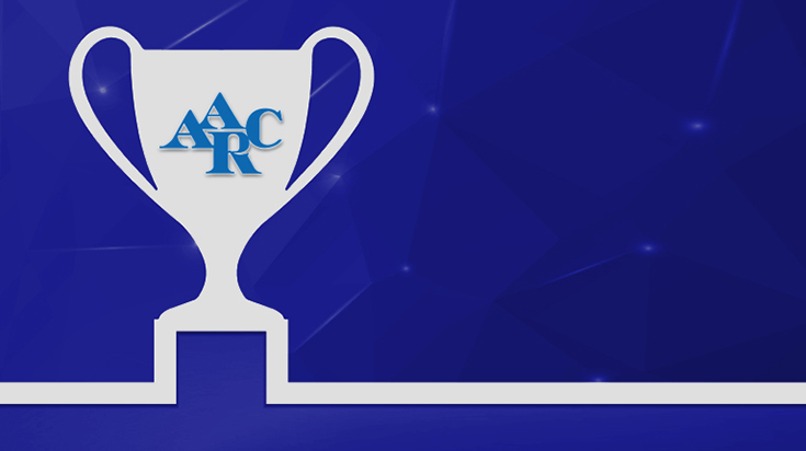 graphic of trophy icon and AARC logo