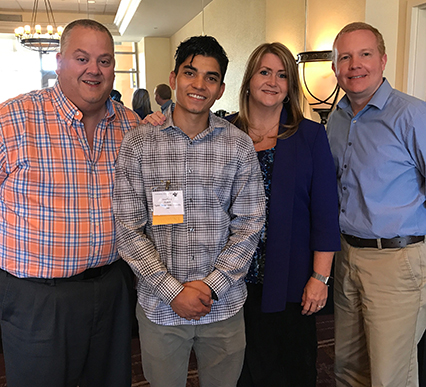 Jose Perez (center left) at the Board of The Directors meeting