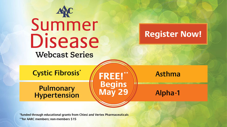 infographic for summer disease webcast series