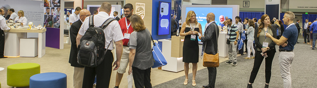 scene from exhibit hall at 2017 AARC Congress