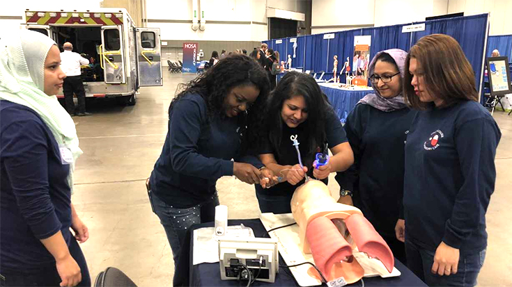 Students from Collin College at HOSA Conference