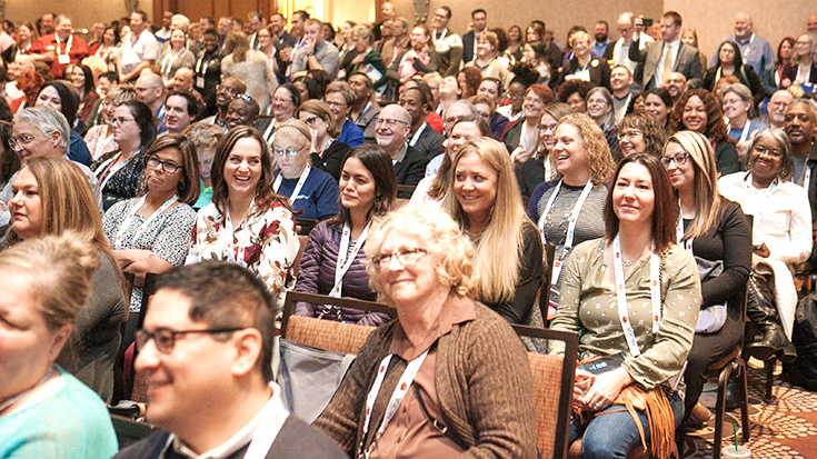 photo of crowd during aarc congress keynote message
