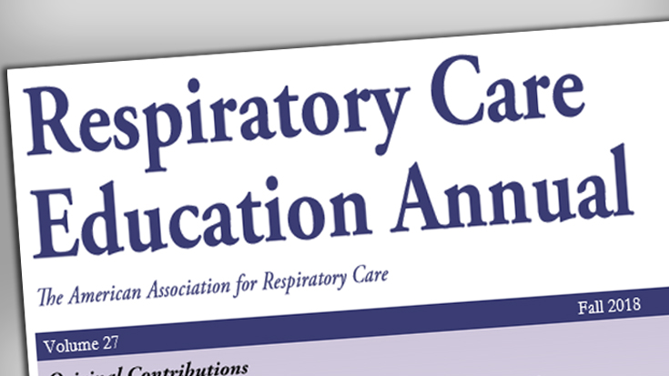 screenshot of Respiratory Care Education Annual