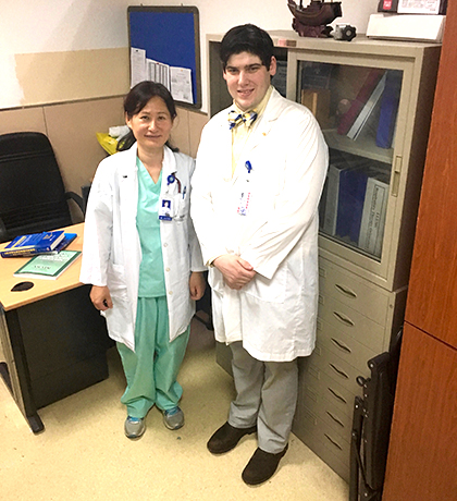 Photo of Huiqing Ge & Ryan Sharkey
