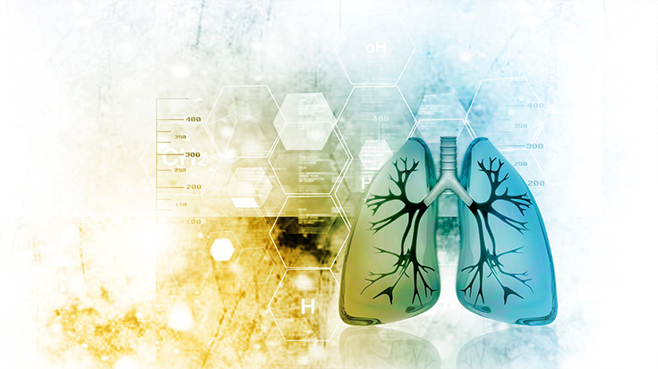 abstract image of lungs