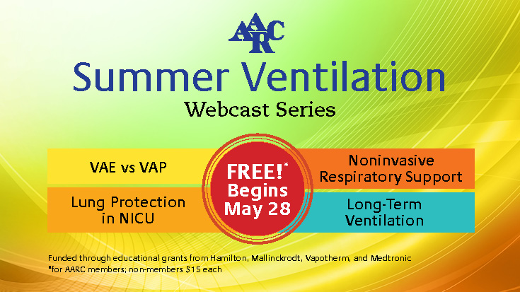 Summer Ventilation Webcast Series Continues