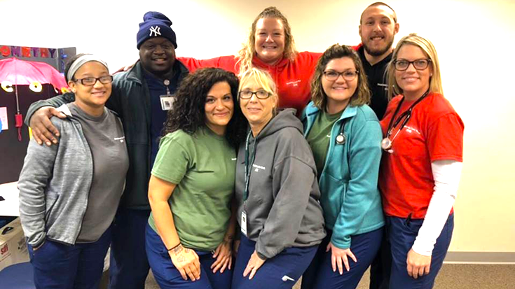Photo of Laurel Technical Institute students
