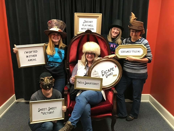 The team at WellSpan York Hospital at their escape room activity