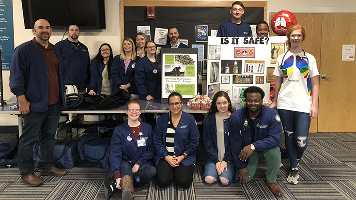 The team at Manchester Community College celebrates RC Week.
