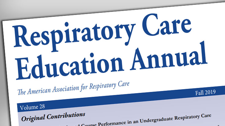 screenshot of Respiratory Care Education Annual