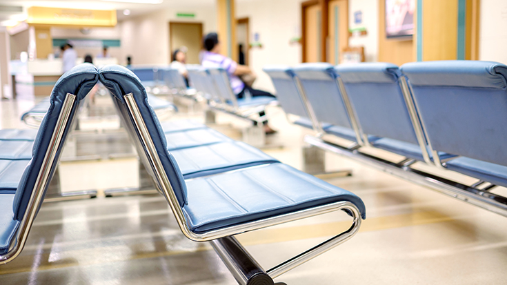photo of hospital lobby