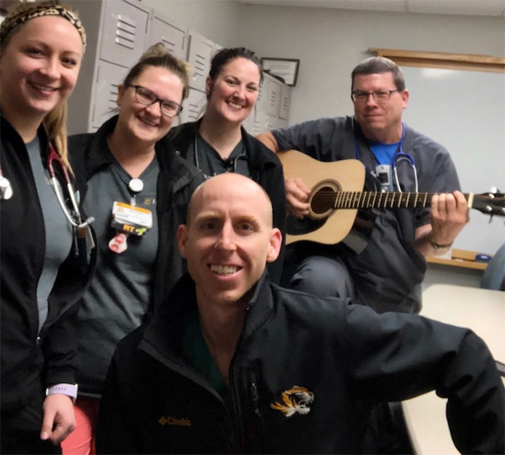 Aaron Shepherd and his team