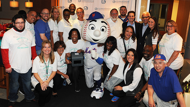 Making the Mets game happen was definitely a team effort.