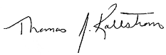 Tom Kallstrom signature