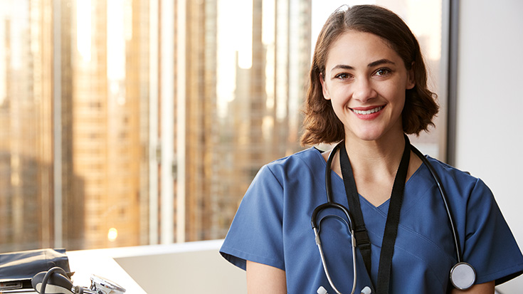 Image of nurse smiling