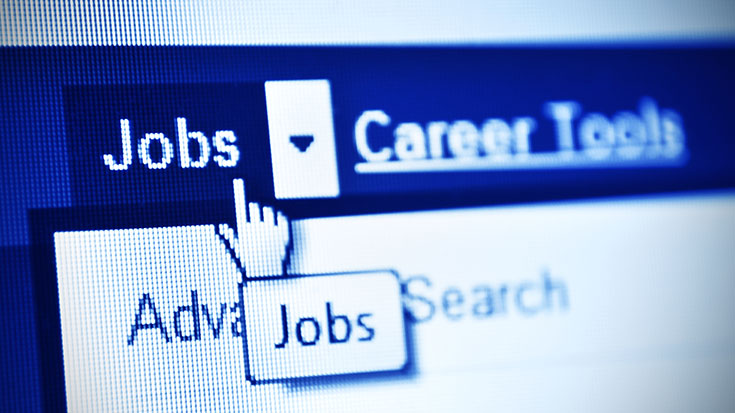 Image of mouse icon hovering over word "jobs"