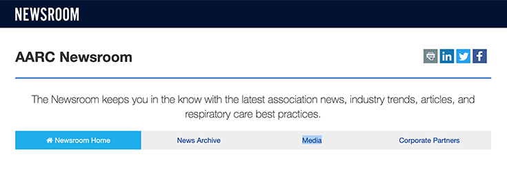 National Respiratory Patient Advocacy Award logo