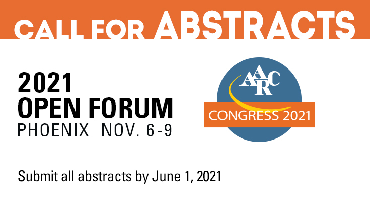 Now Accepting Abstracts for the 2021 OPEN FORUM