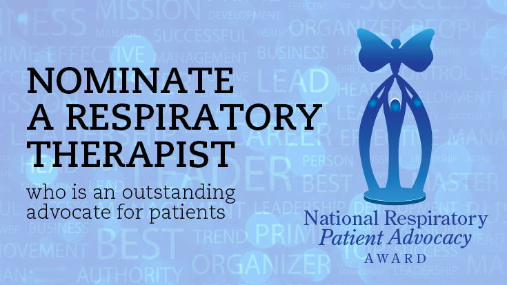 National Respiratory Patient Advocacy Award logo