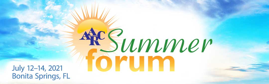 AARC Summer Forum 2021 promotional graphic