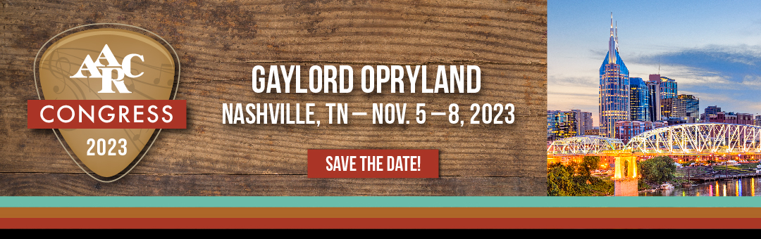 AARC Congress 2023, Nov. 4–7, Nashville, TN