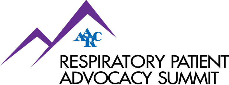 graphic with Respiratory Patient Advocacy Summit logo and event details