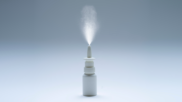 image of blank nasal spray