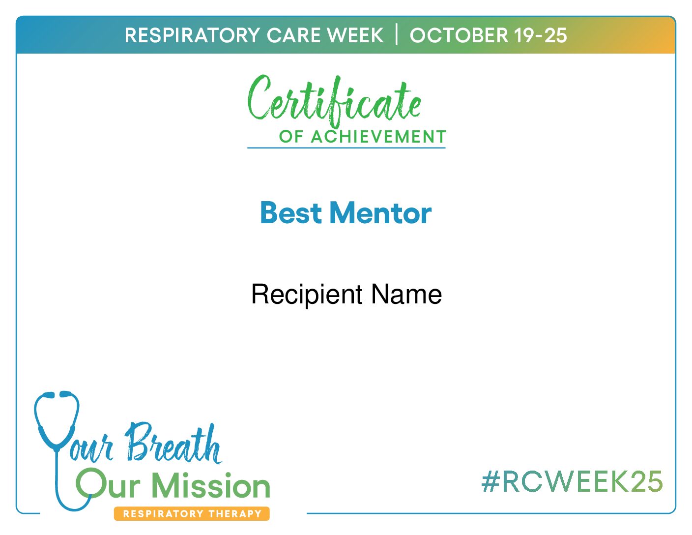 Respiratory Care Week image