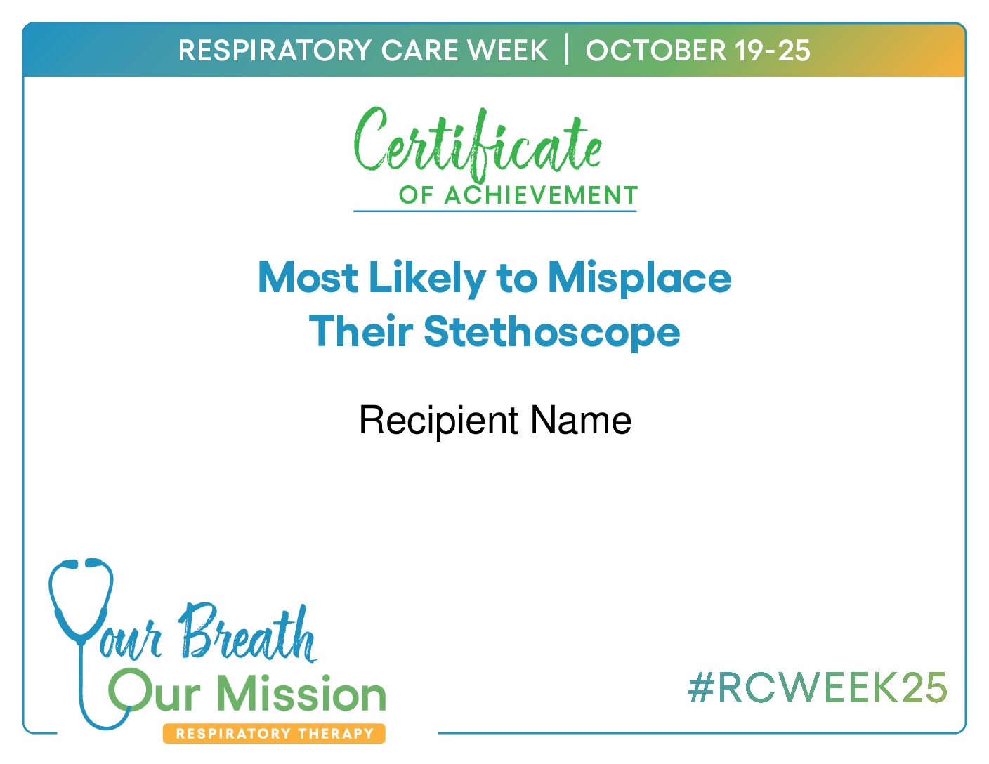 Respiratory Care Week image